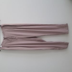 Mauve loose fit elastic waist pants
